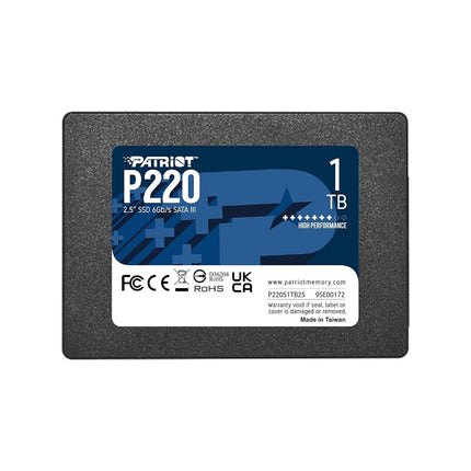 Patriot P220 SATA 3 1TB Internal Solid State Drive