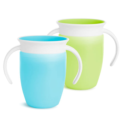 Munchkin Miracle 360 Trainer Cup, Green/Blue, 7 Ou