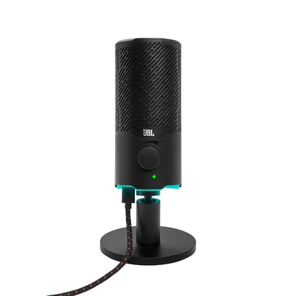 JBL Quantum Stream Wireless USB-C - Portable Wireless Streaming Microphone for Crystal Clear Recordings, 24 Hours Recording Time, Plus Speed Charging, Windshield Included for