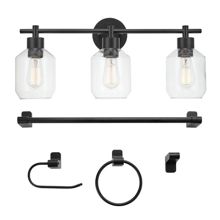 Globe Electric 65556 All-in-One 5-Piece Bathroom S
