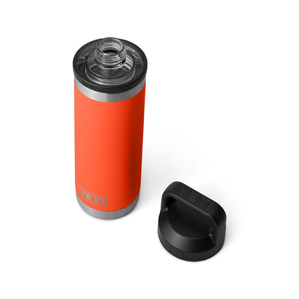 YETI Rambler 18 oz Bottle, Leakproof, Vacuum Insulated, Stainless Steel with Chug Cap, Papaya