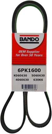 Bando USA 6PK1600 OEM Quality Serpentine Belt