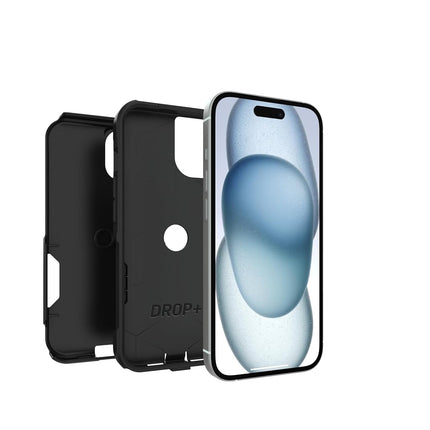 OtterBox Strawberry Commuter Series Case - Black, Slim & Tough, Pocket-Friendly, with Port Protection