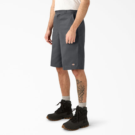 Dickies Short de Trabajo Holgado Multibolsillo de 13 Pulgadas para Hombre, Carbón 46