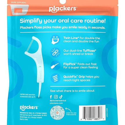 Plackers Twin-Line Dental Flossers