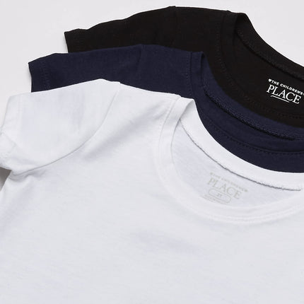 The Children's Place Toddler Girls Basic Layering Tee 3-Pack, MULTI CLR, 5T