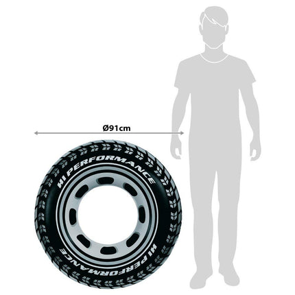 Intex Tire Tube Swim Ring, 36" Pack of 2