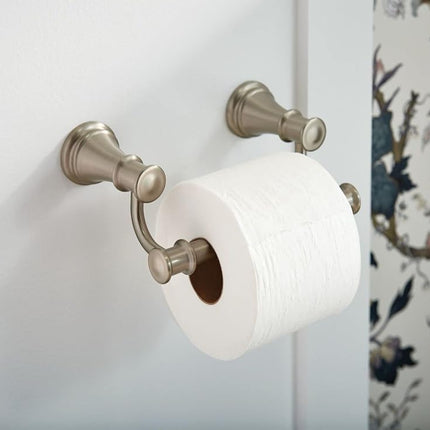 Moen YB6408BN Belfield Pivoting Toilet Paper Holder, Brushed Nickel