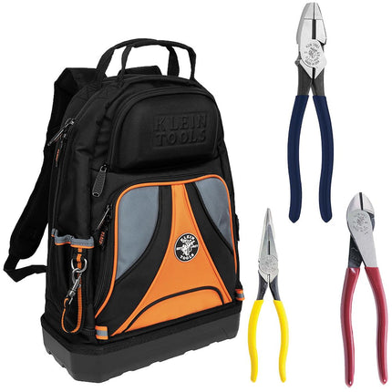 Klein Tools 80120 Backpack and Pliers Kit with Bac