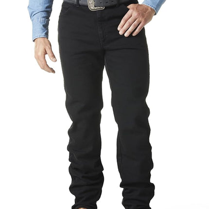 Wrangler Men's Cowboy Cut Active Flex Original Fit Jean, Black, 28-34