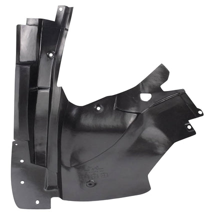 TRQ Front Right Rearward Inner Fender Liner Black Passenger Side