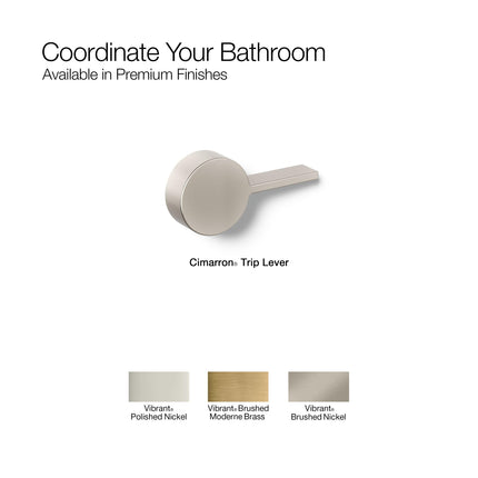 Kohler K-9466-R-BN Cimarron Right-Hand Trip Lever, Vibrant Brushed Nickel