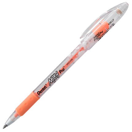 Bolígrafos de gel pastel Pentel Milky Pop, (0.8mm) trazo medio, tinta surtida (F/G/K/P/S/V/W) Recipiente de 36 unidades (K98PC36M), 36 unidades