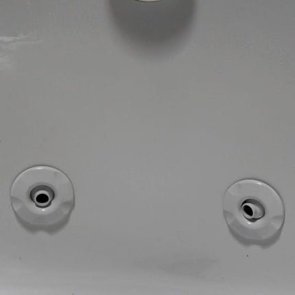 Westbrass 493144H-05 12" & 4" Bath Waste & Overflow Assembly with Tip-Toe Drain Plug and Illusionary Faceplate-SCH. 40 ABS Pipe, 1-Pack, Polished Nickel
