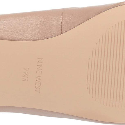 Nine West Women's Wnspeakup Flats, Light Natural, 9.5 UK