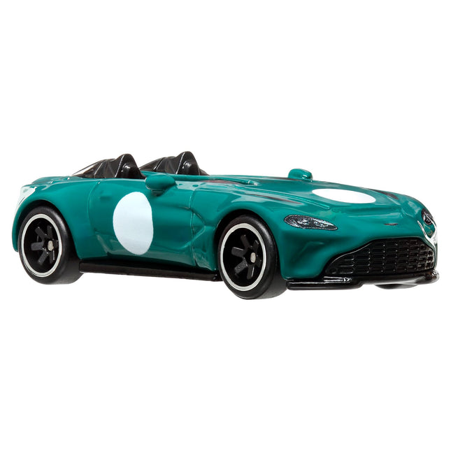 Hot Wheels Premium Car Culture Collectible Toy Car, 1:64 Scale Die-Cast Aston Martin V12 Speedster with Real Riders Tires, HKC78