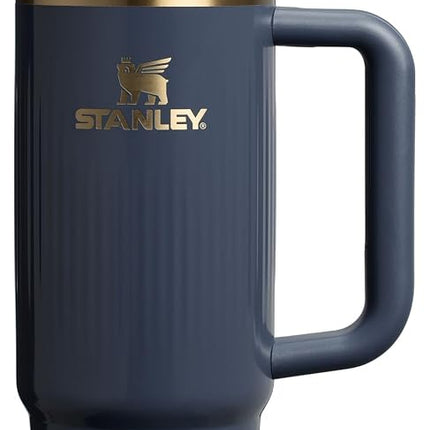 Stanley Quencher H2.0 Gobelet avec Poignée et Paille 30 oz | Couvercle Flowstate 3 Positions | Compatible Porte-Gobelet pour le Voyage | Gobelet Isotherme en Acier Inoxydable | Sans BPA | Fluted Twilight