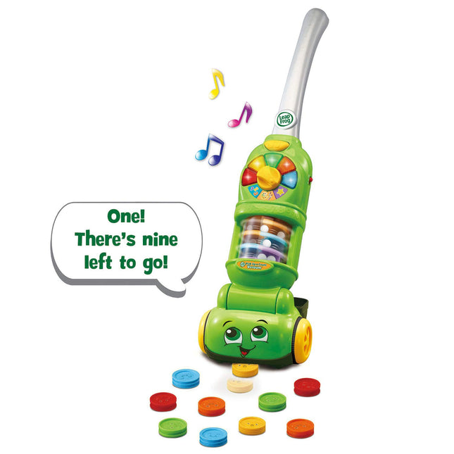 LeapFrog Green Pretend Play Vacuum Cleaner Toy for Kids, Ages 3-6, Unisex, Cleaning, Kids