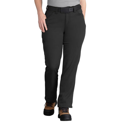 Red Kap Womens Cooling Work Pant, Black, 4