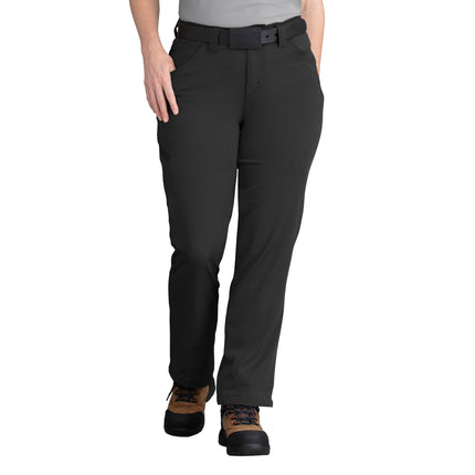 Red Kap Womens Cooling Work Pant, Black, 4