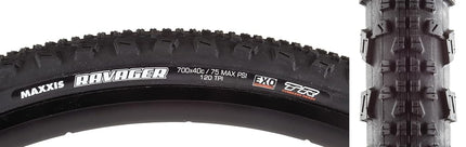 Maxxis Ravager EXO/TR 120 TPI Tubeless 700C X 40 Gravel Tyre 700C x 40