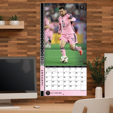 TURNER SPORTS Inter Miami FC 2025 12x12 Team Wall Calendar (25998012217)