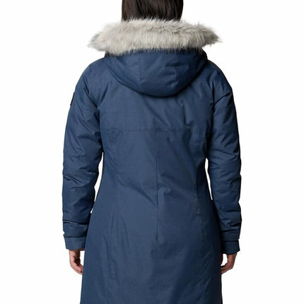 Columbia Women's Suttle Mountain Long Insulated Jacket, Collegiate Navy, XX-Large