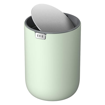 EKO 2.2L Mini Desk Bin with Swing Lid, Tabletop Ru