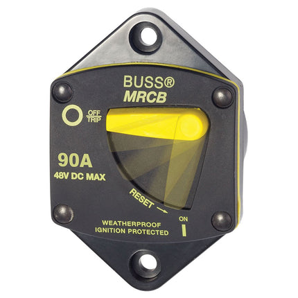 Blue Sea Systems 7043 187-Series Circuit Breaker, Panel Mount, 90A