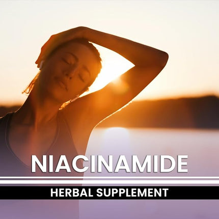 Pure Niacinamide (Vitamin B3), 730 Capsules, 2-Year Supply, No Magnesium Filler, Gluten-Free, No Flush, Made in The USA, 500 mg Natural & Undiluted Niacinamide (Vitamin B3)