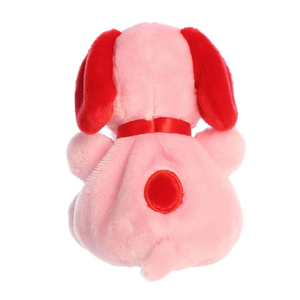 Aurora® Adorable Peanuts® Snoopy Palm Pals™ Stuffed Animal - Officially Licensed Toys for All Snoopy Fans - Nostalgic Gift for Adults and Valentine's Day - Red & Pink 5 Inches