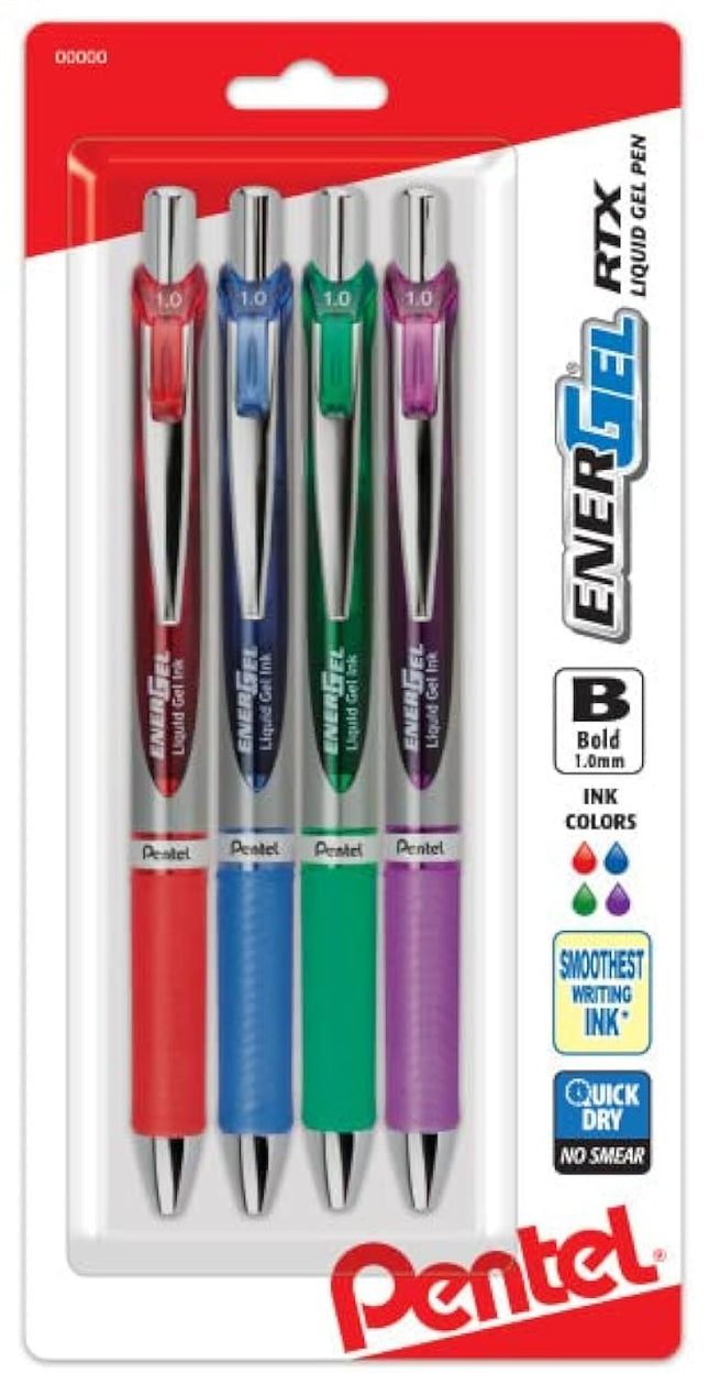 Pentel EnerGel RTX Retractable Liquid Gel Pen, (1.