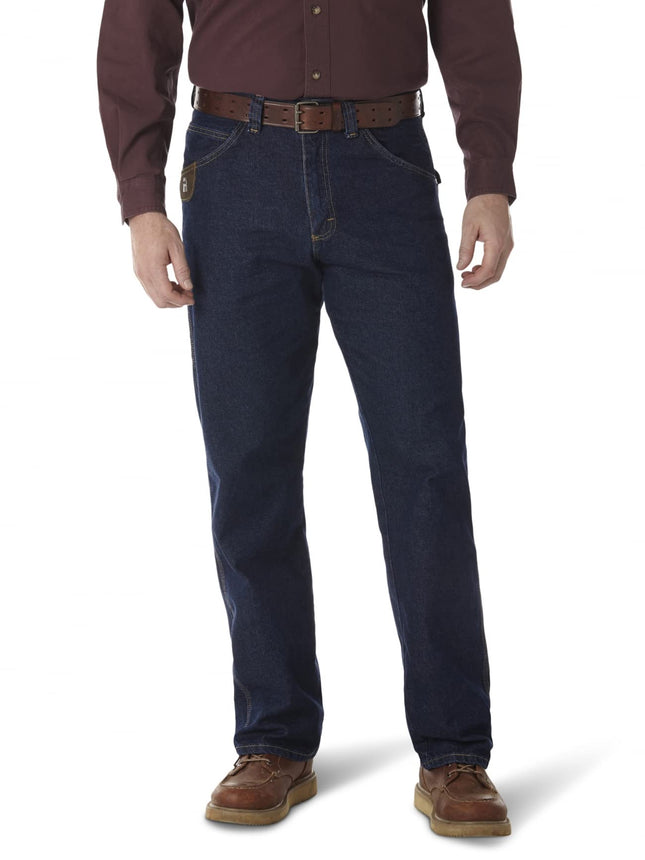 Wrangler Men's Lined Relaxed Fit Jean, Antique Ind