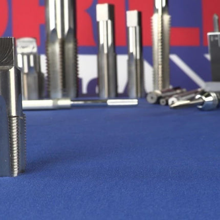 Drill America POUCSNPT3 3 Piece Carbon Steel NPT Pipe Tap Set, 1", 1-1/4" and 1-1/2"