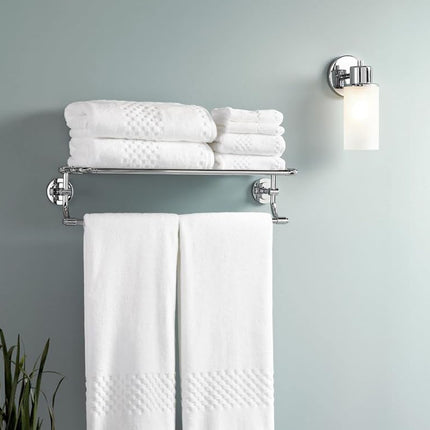 Moen DN0761BN Iso 1-Light Dual-Mount Bath Bathroom Vanity Fixture with Frosted Glass, Brushed Nickel