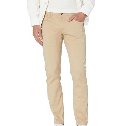 Southpole Men's Stretchable Basic Style of Color Jean Twill Pants, Light Khaki Skinny, 38W x 30L