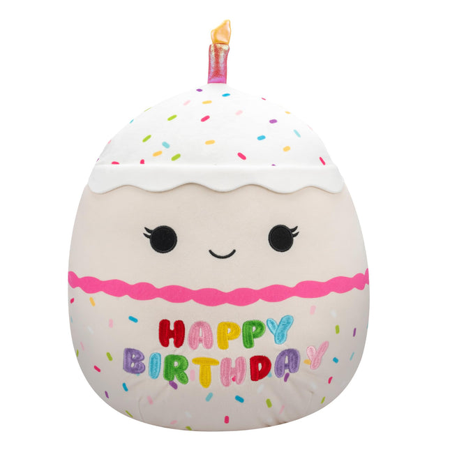 Squishmallows Original 14-Inch Lyla Vanilla Birthd