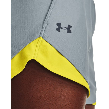Under Armour Pantalones Cortos Play Up 3.0 para Mujer, (465) Harbor Blue/Starfruit/Downpour Gray, X-Large, (465) Harbor Blue/Starfruit/Downpour Gray, XL