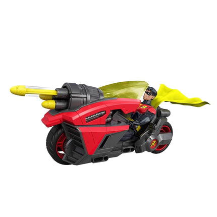 Mattel DC Premier 6.5in Robin Figure & Cycle Vehicle
