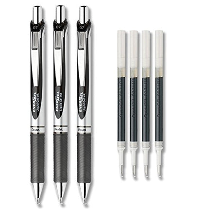 Pentel EnerGel Deluxe RTX Liquid Gel Ink Pen Set K