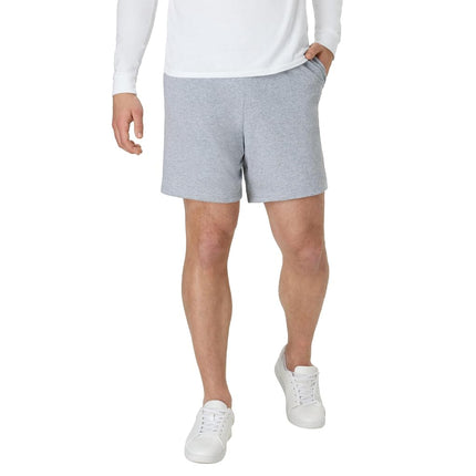 Hanes Men's Jersey Short with Pockets, Light Steel