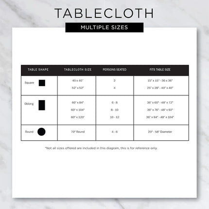 DII 100% Cotton Check Tablecloth 60 x 84 cm Black