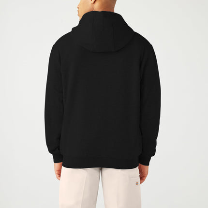 Dickies Mens Full Zip Thermal Lined Fleece Hoodie, Black, 3XL