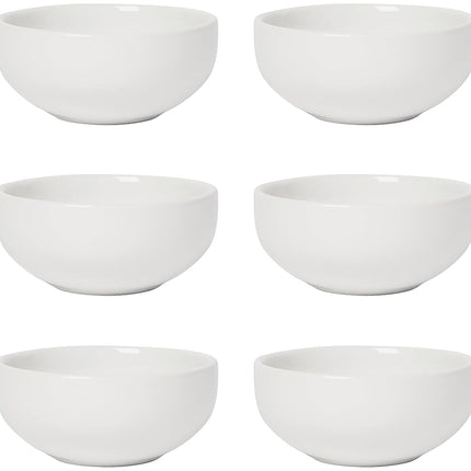 Now Designs White Ceramic Pinch Bowl Set, Soy Sauc