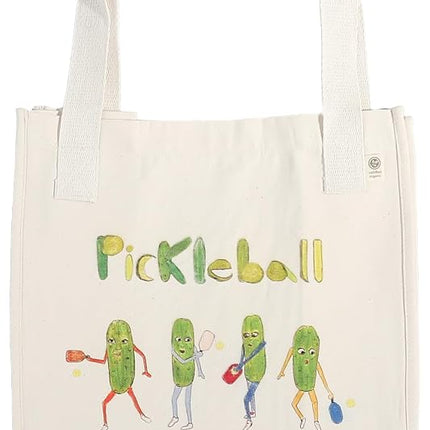 Bolsa de Lona de Algodón Unisex para Pickleball Unfortunate Portrait, Beige