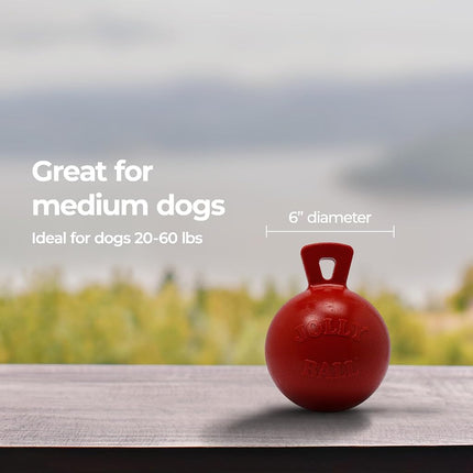 Jolly Pets Tug-n-Toss Dog Toy, 15 cm, Red
