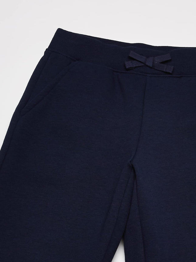 The Children's Place Pantalones de jogger de felpa francesa para niñas, Tidal Single, Mediano