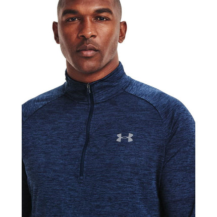 Under Armour Men's UA Tech 2.0 Long Sleeve Shirt Top with 1/2 Zip Ady/Ady XS