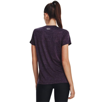 Under Armour Ua Twist Tech™ Women's Short-Sleeved V-Neck T-Shirt, Tux Purple, 1258568-544, XS