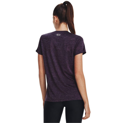 Under Armour Ua Twist Tech™ Women's Short-Sleeved V-Neck T-Shirt, Tux Purple, 1258568-544, XS
